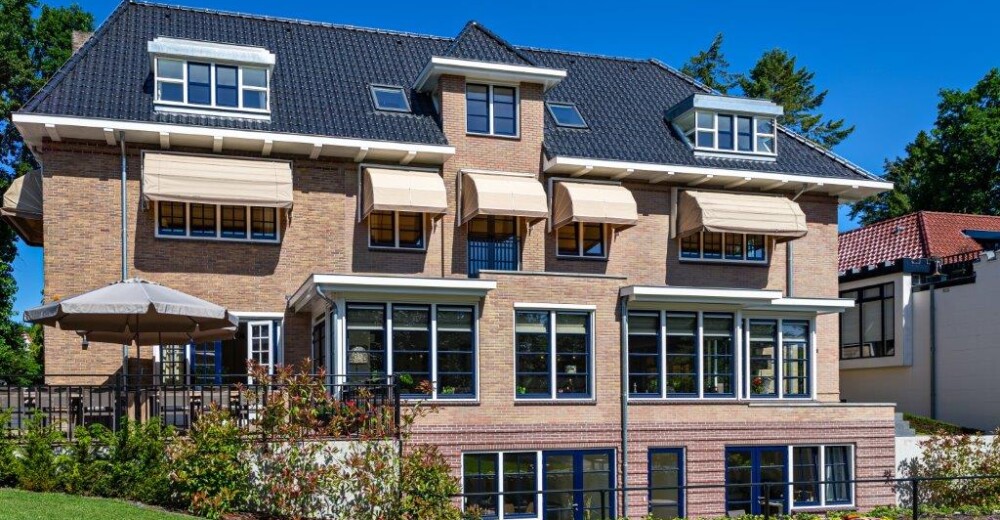 Zorgvilla Amersfoort, achterkant pand met tuin